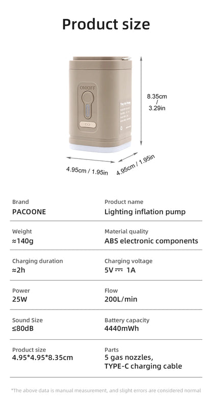 MY BELLY HUG MINI AIR PUMP